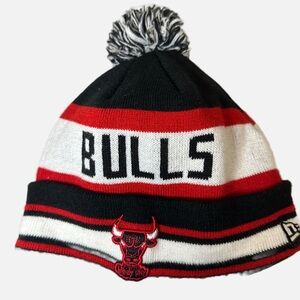 Bulls Winter Knit New Era Pompom Hat